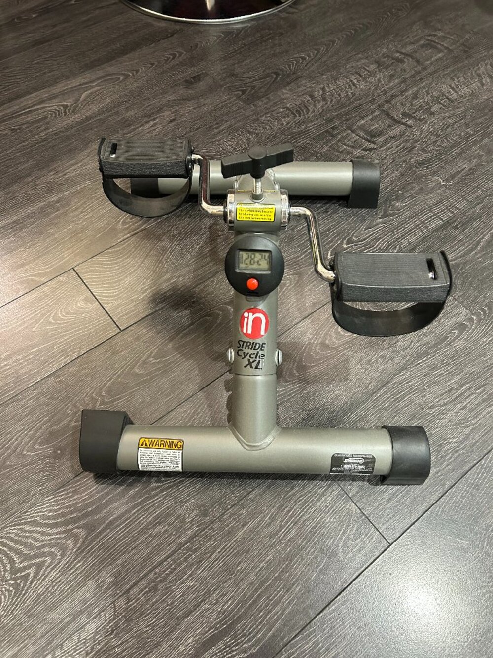 Exercise under desk bicycle